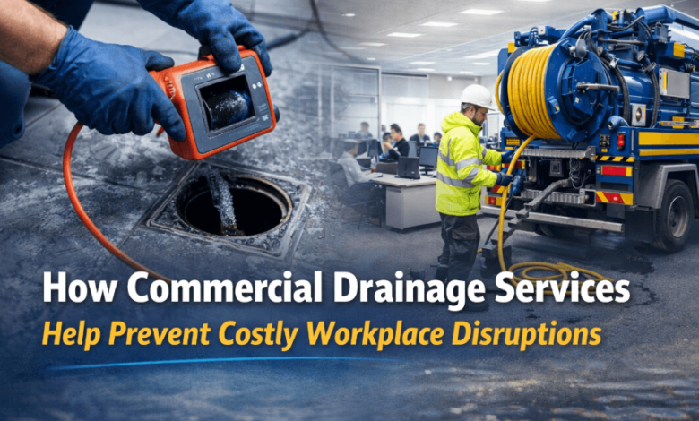 How Commercial Drainage Services Help Prevent Costly Workplace Disruptions